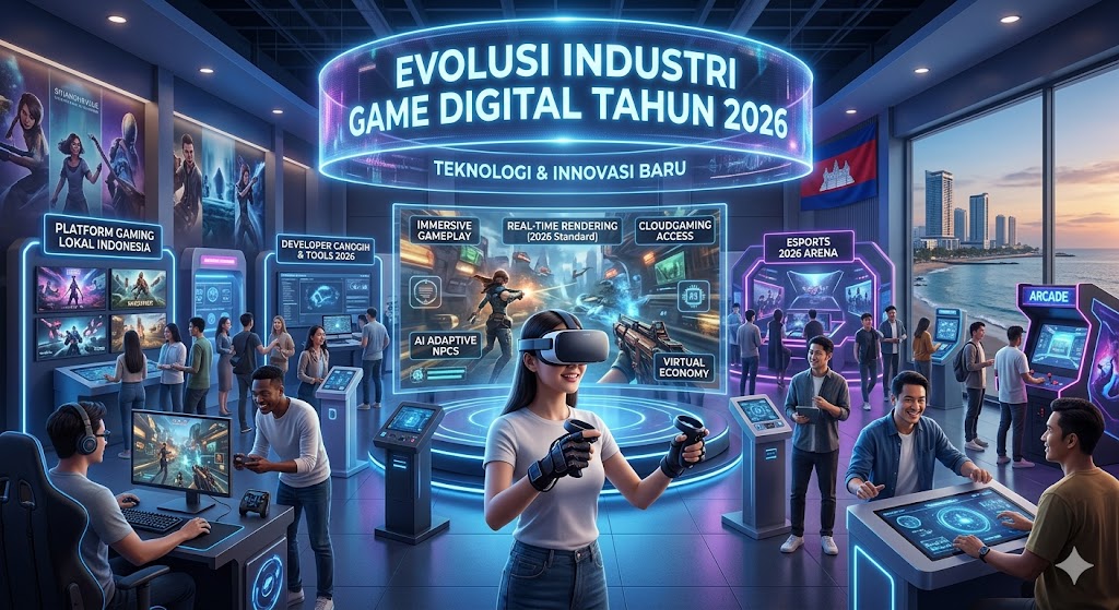 Evolusi Industri Game Digital 2026 - Pameran Teknologi Gaming Masa Depan